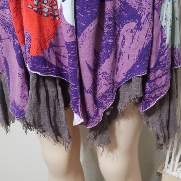 FREE PEOPLE GAUZY & ACCENT FABRIC DESIGN DRESS! - Picture 5 of 9